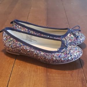 JCrew Crewcuts Gitter Ballet Flats